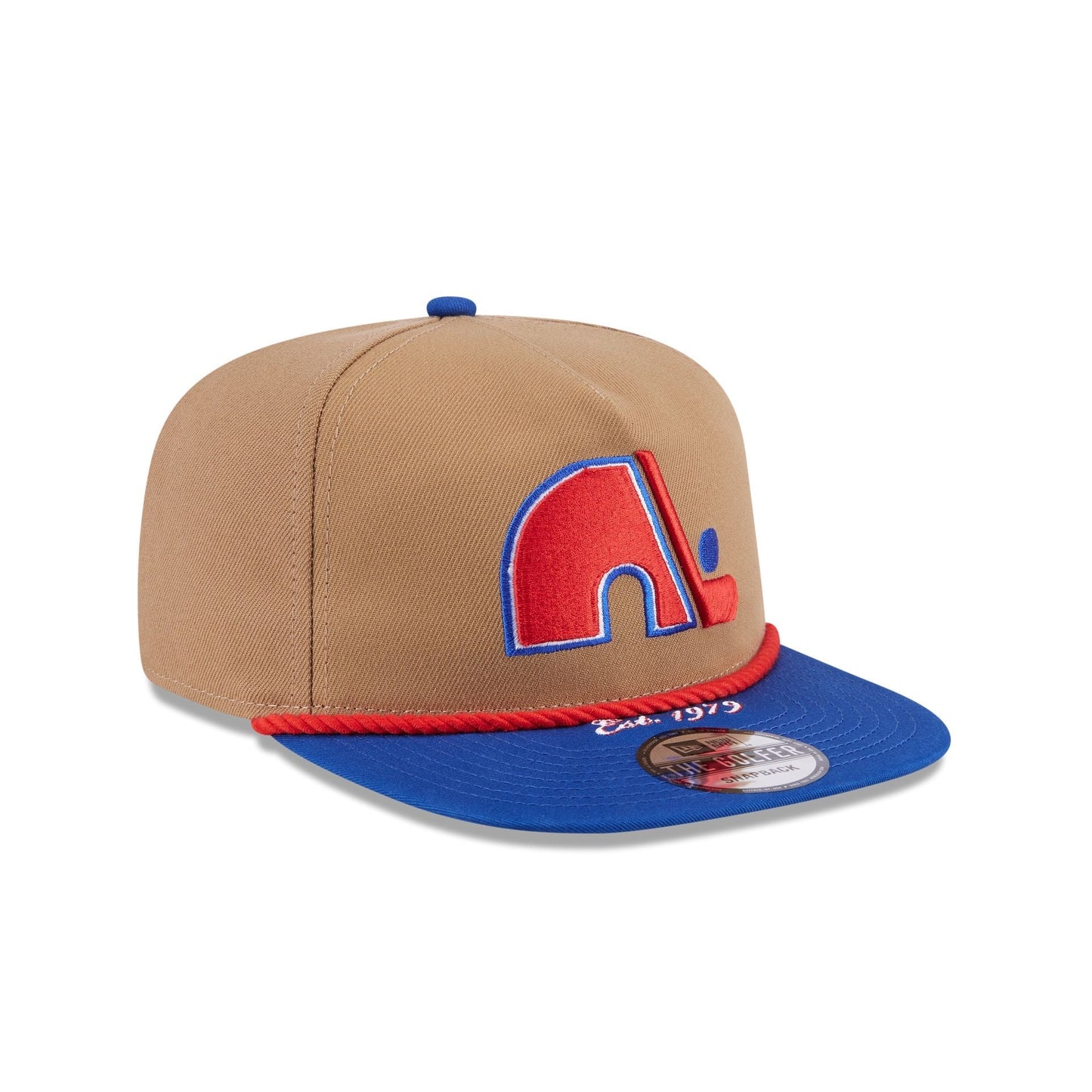 Quebec Nordiques Khaki Rope Golfer Hat
