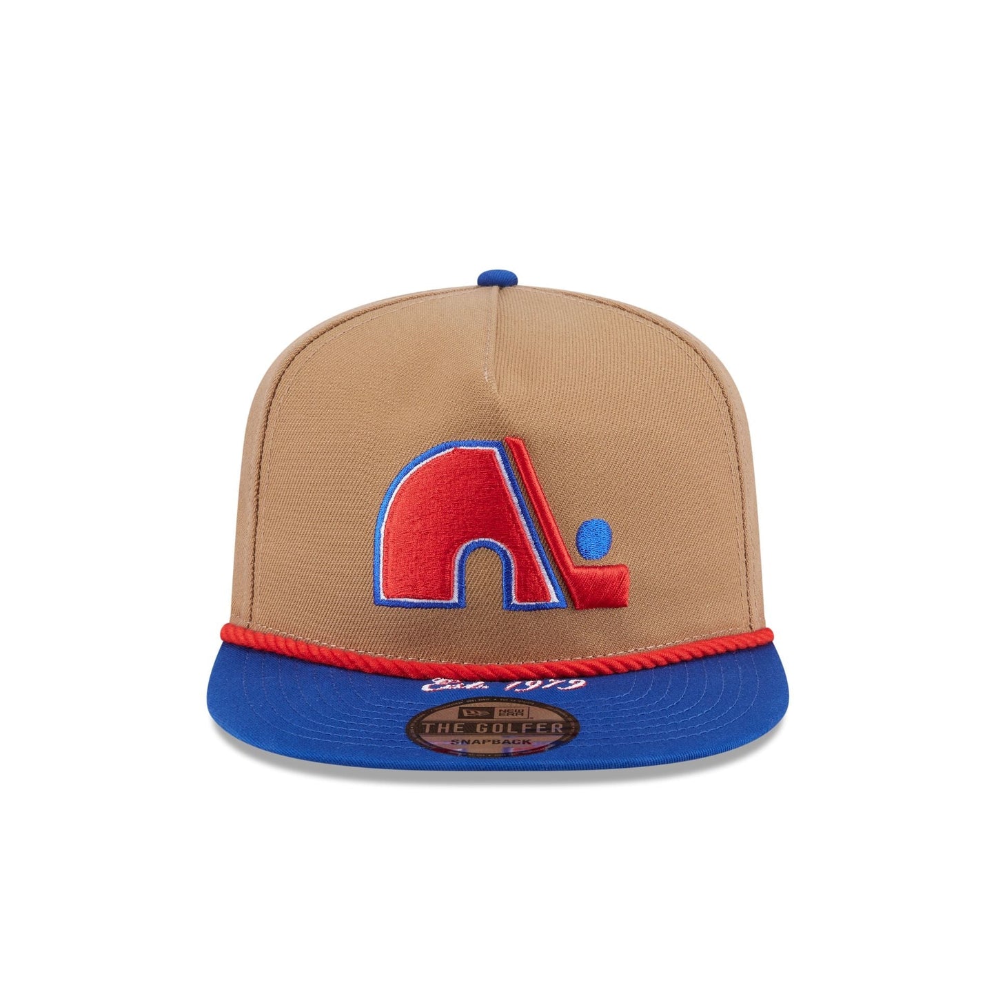 Quebec Nordiques Khaki Rope Golfer Hat