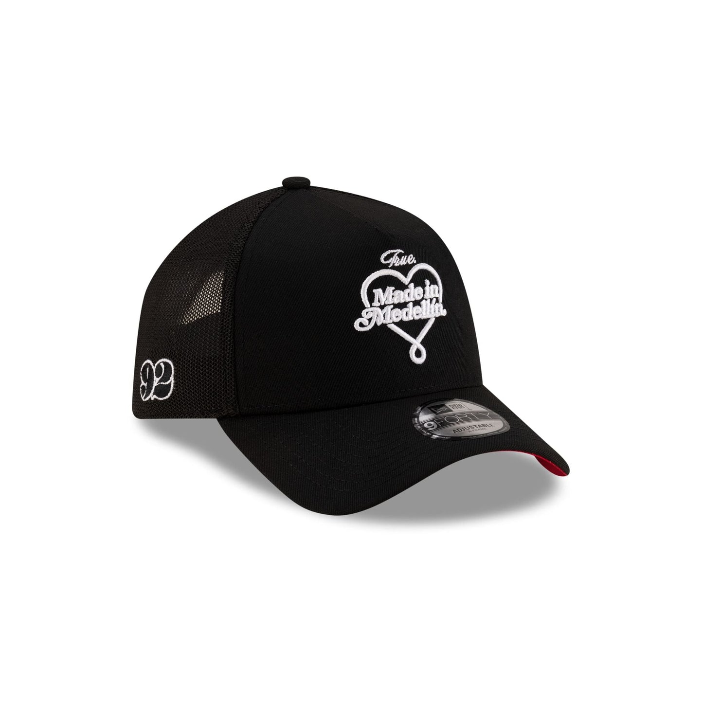 TRUE. Made in Medellín Black 9FORTY A-Frame Snapback Hat