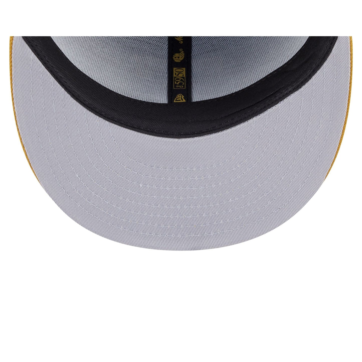 Texas Rangers Metallic Gold Logo 59FIFTY Fitted Hat
