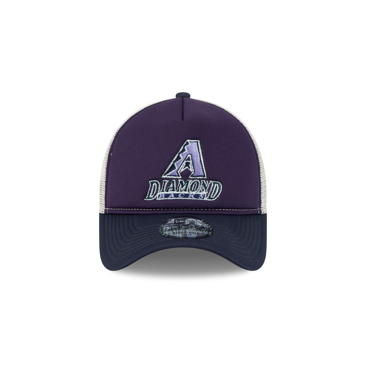 Arizona Diamondbacks Navy Purple 9FORTY A-Frame Trucker Hat