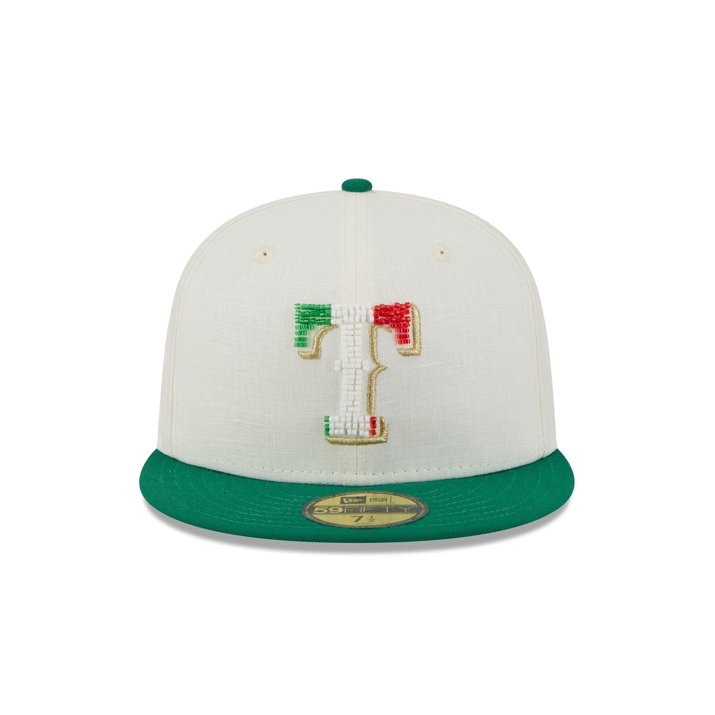 Texas Rangers Beaded Linen 59FIFTY Fitted Hat
