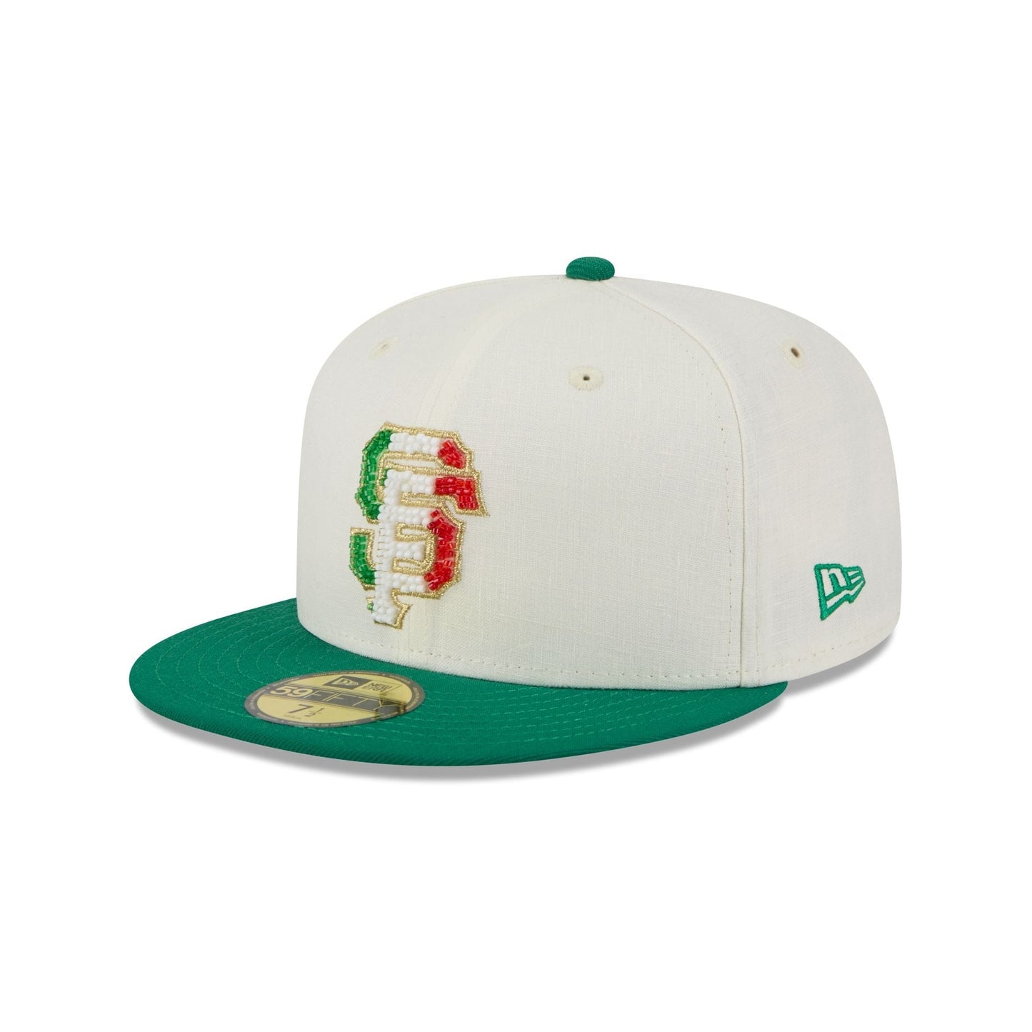 San Francisco Giants Beaded Linen 59FIFTY Fitted Hat