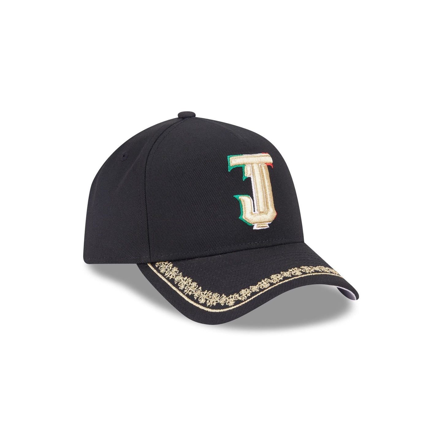 Toros de Tijuana Ornate Visor 9FORTY A-Frame Snapback Hat