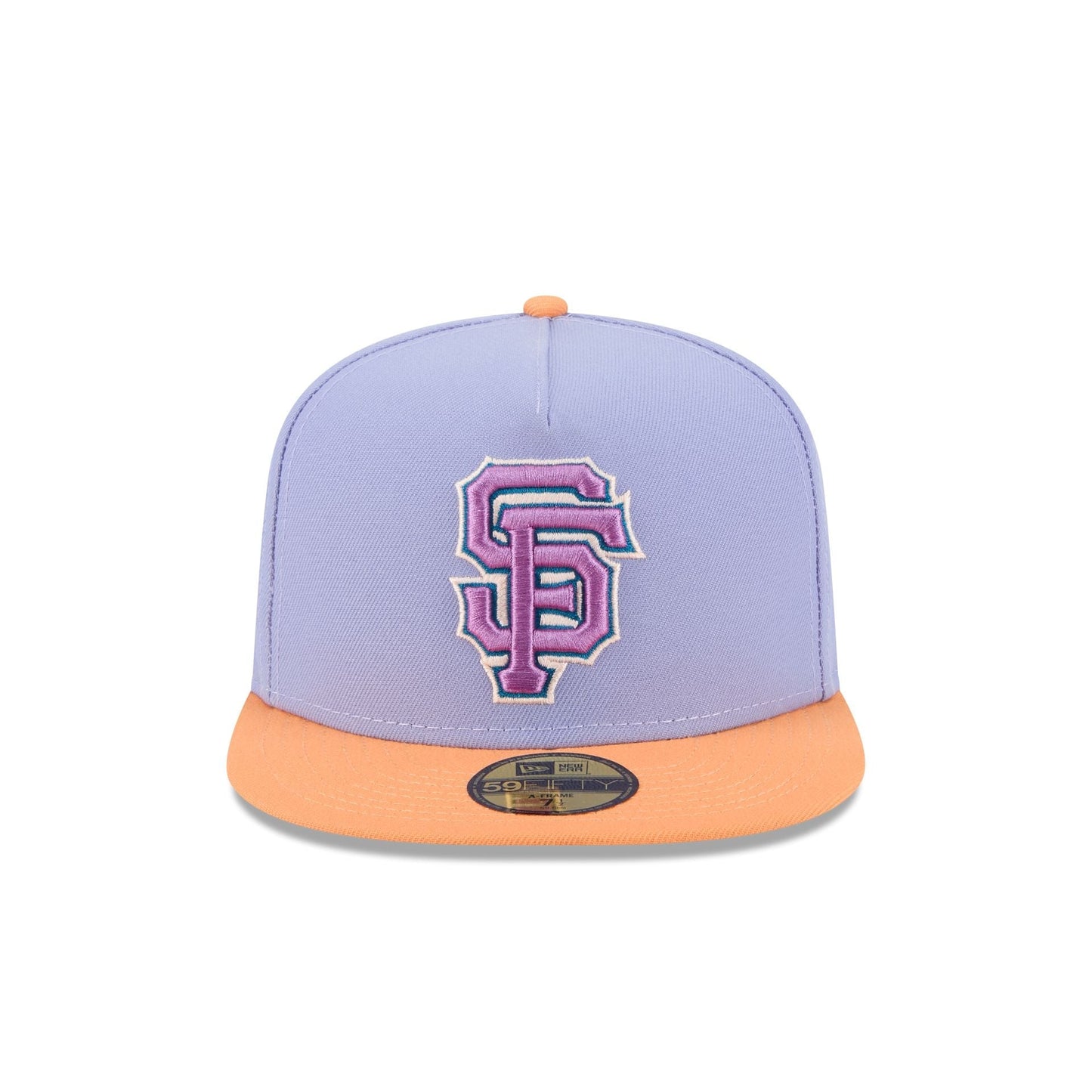 San Francisco Giants Lavender 59FIFTY A-Frame Fitted Hat
