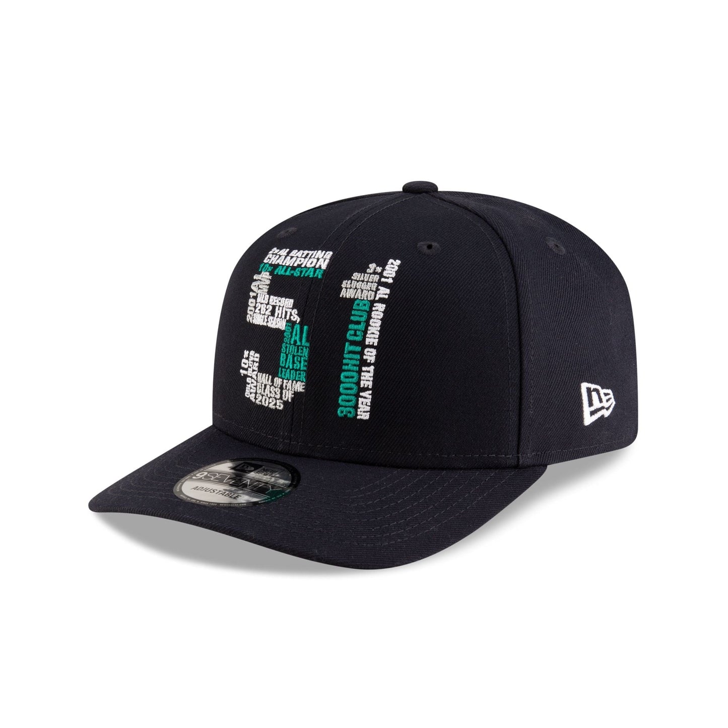 Seattle Mariners Hall of Fame 2025 Ichiro Suzuki 9SEVENTY Stretch-Snap Hat