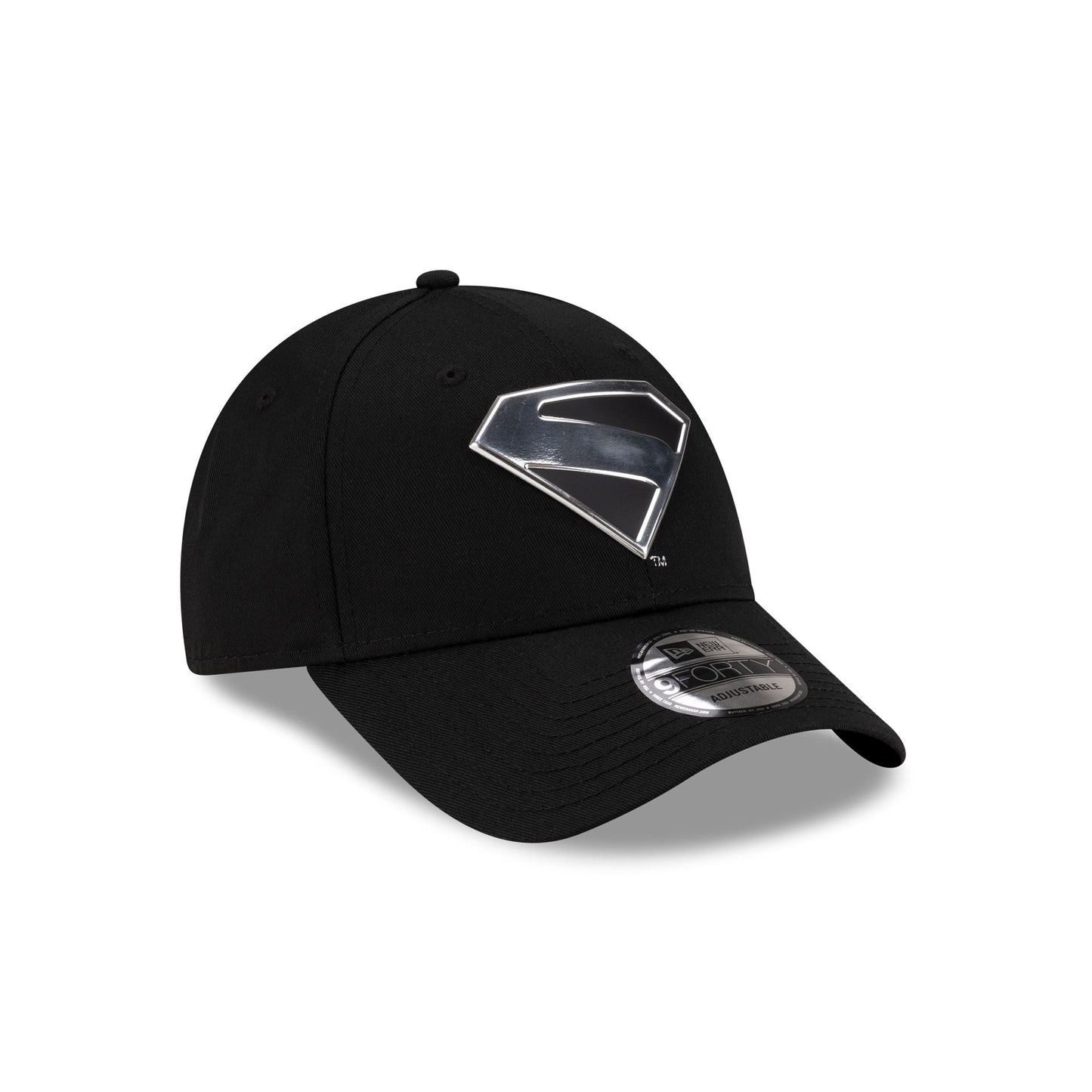 Superman Black 9FORTY Adjustable Hat