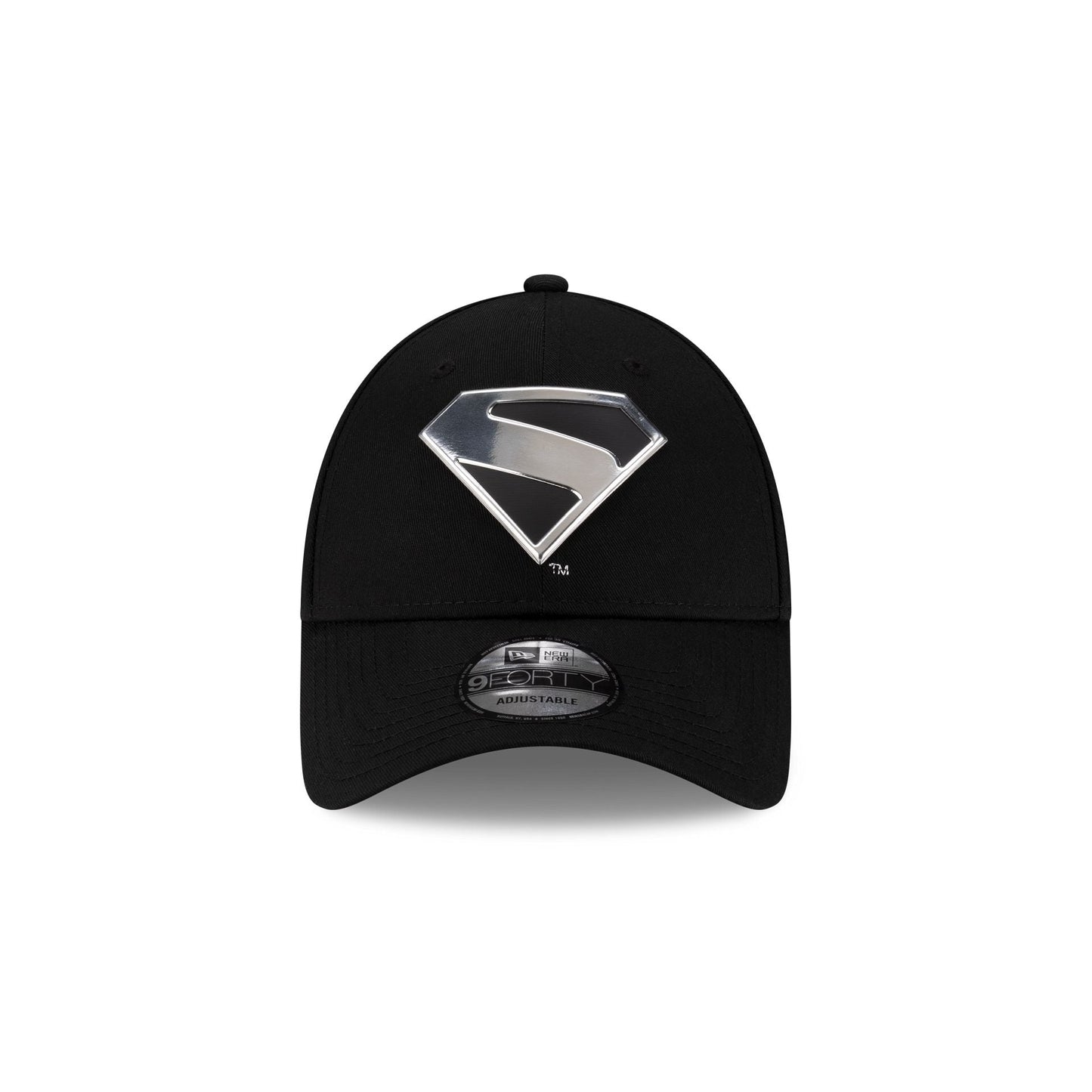 Superman Black 9FORTY Adjustable Hat