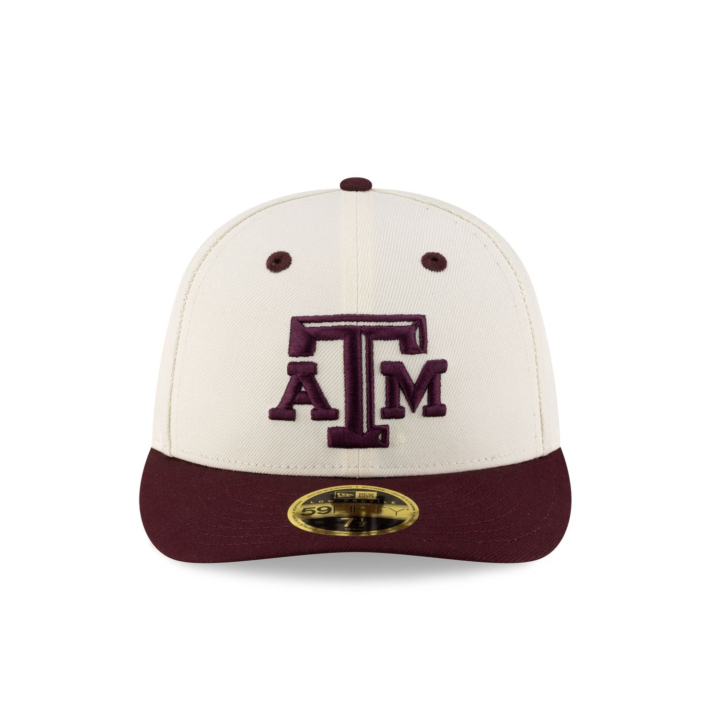 Texas A&M Aggies Chrome White Low Profile 59FIFTY Fitted Hat