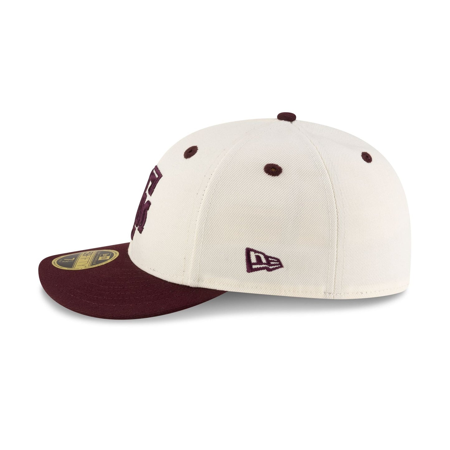 Texas A&M Aggies Chrome White Low Profile 59FIFTY Fitted Hat