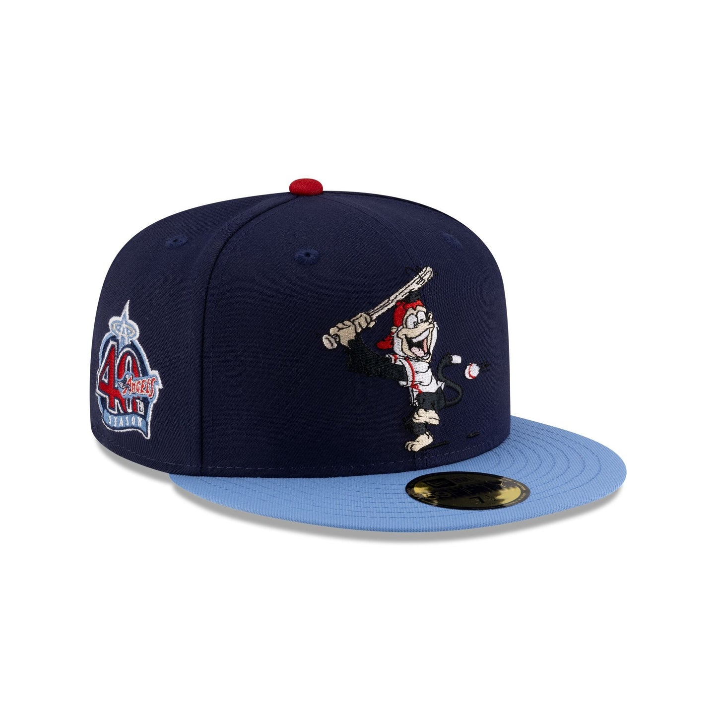 Los Angeles Angels Mascot Light Navy 59FIFTY Fitted Hat