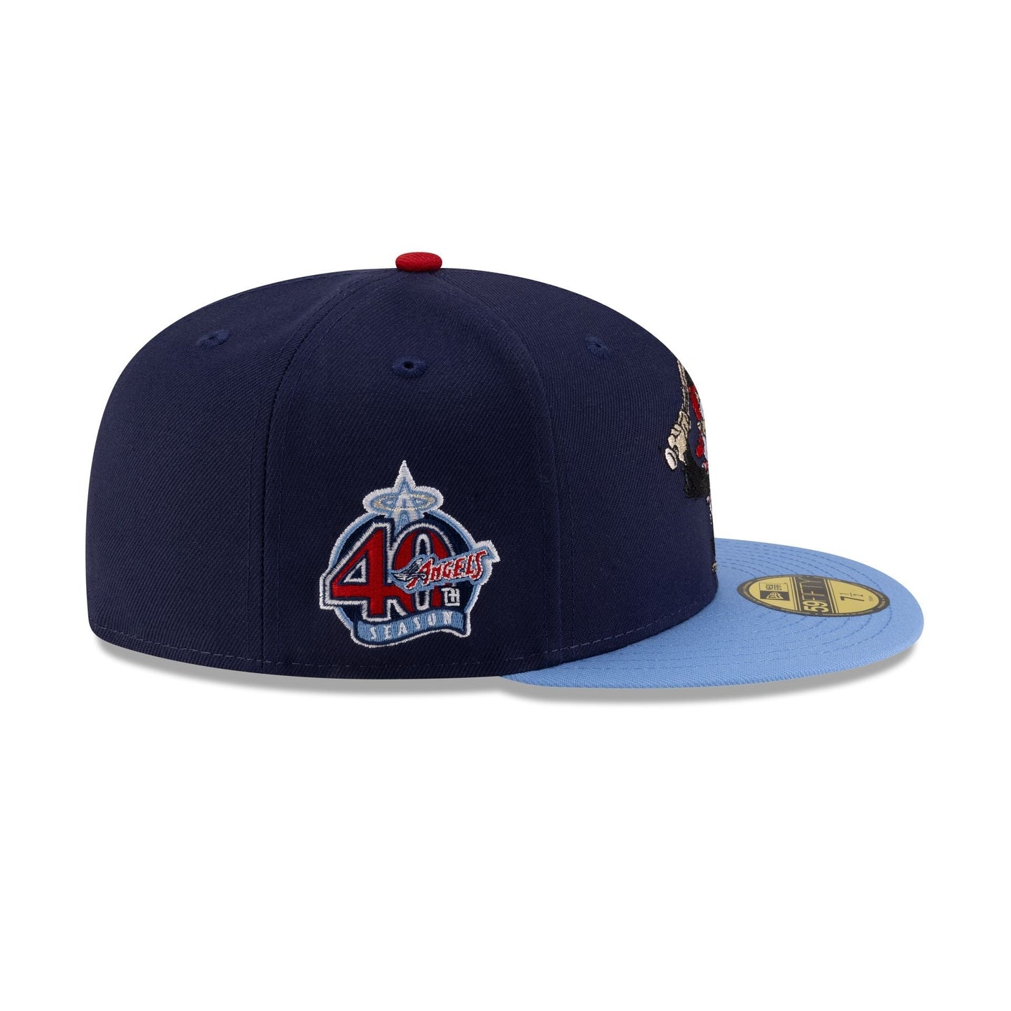 Los Angeles Angels Mascot Light Navy 59FIFTY Fitted Hat