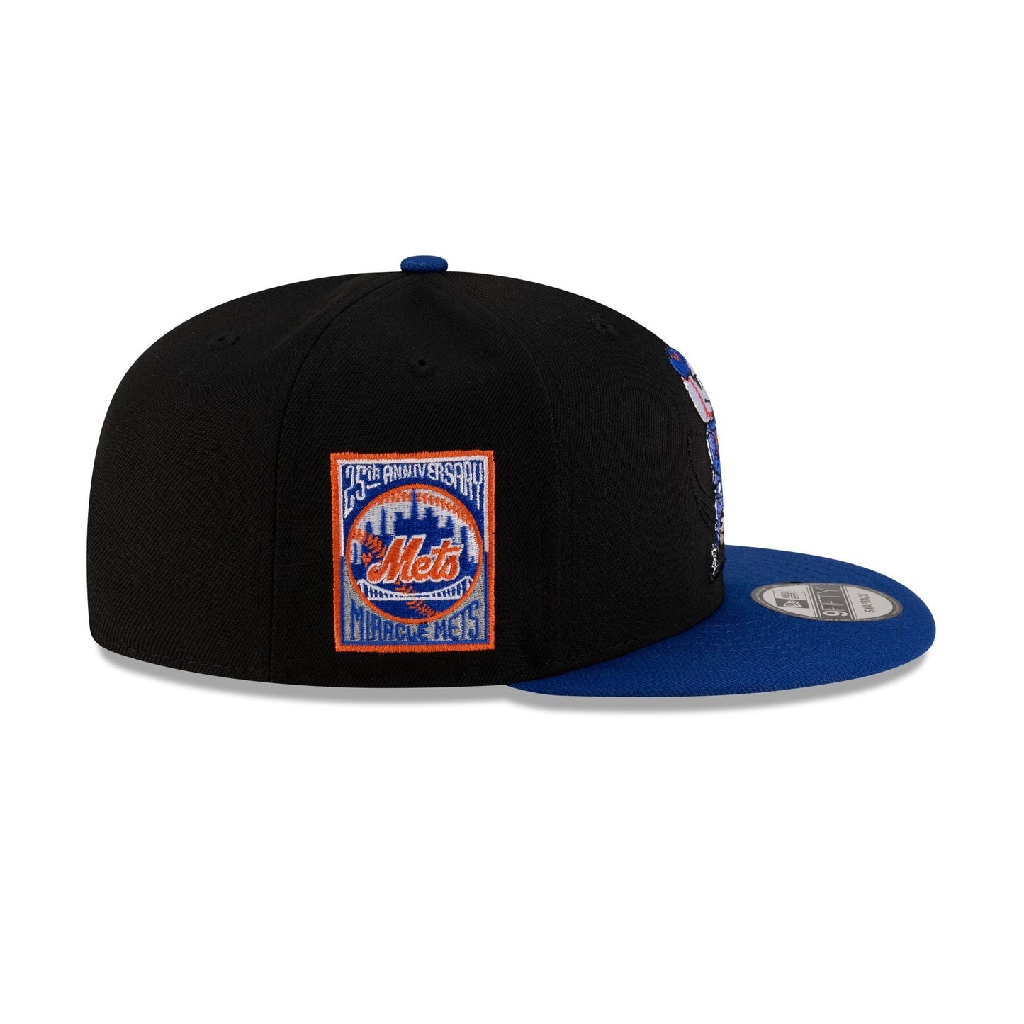 New York Mets Mascot Black 9FIFTY Snapback Hat