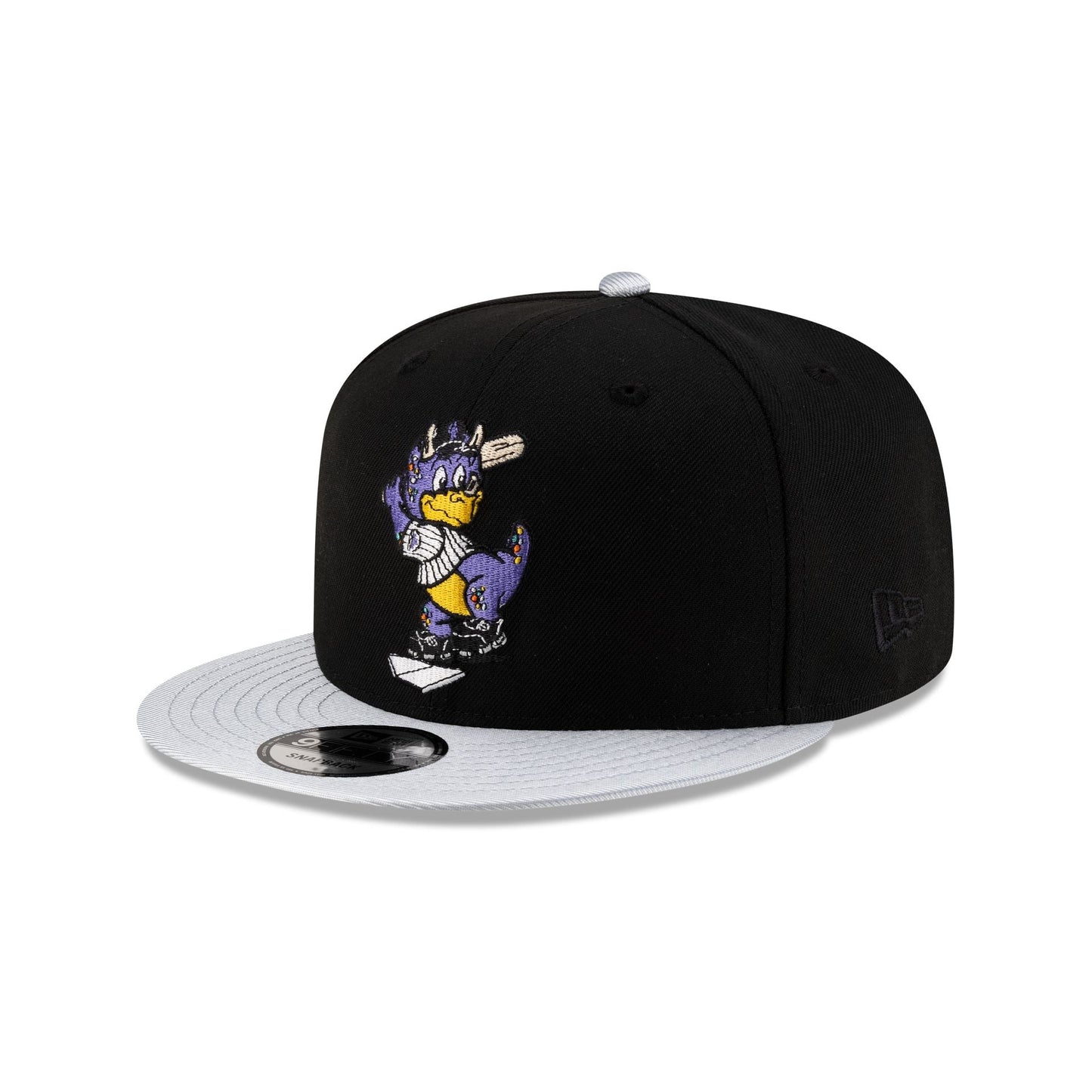 Colorado Rockies Mascot Black 9FIFTY Snapback Hat