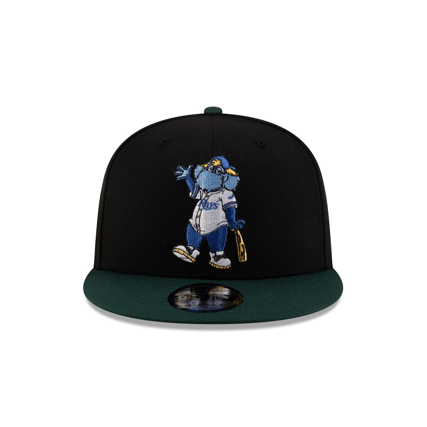 Tampa Bay Rays Mascot Black 9FIFTY Snapback Hat