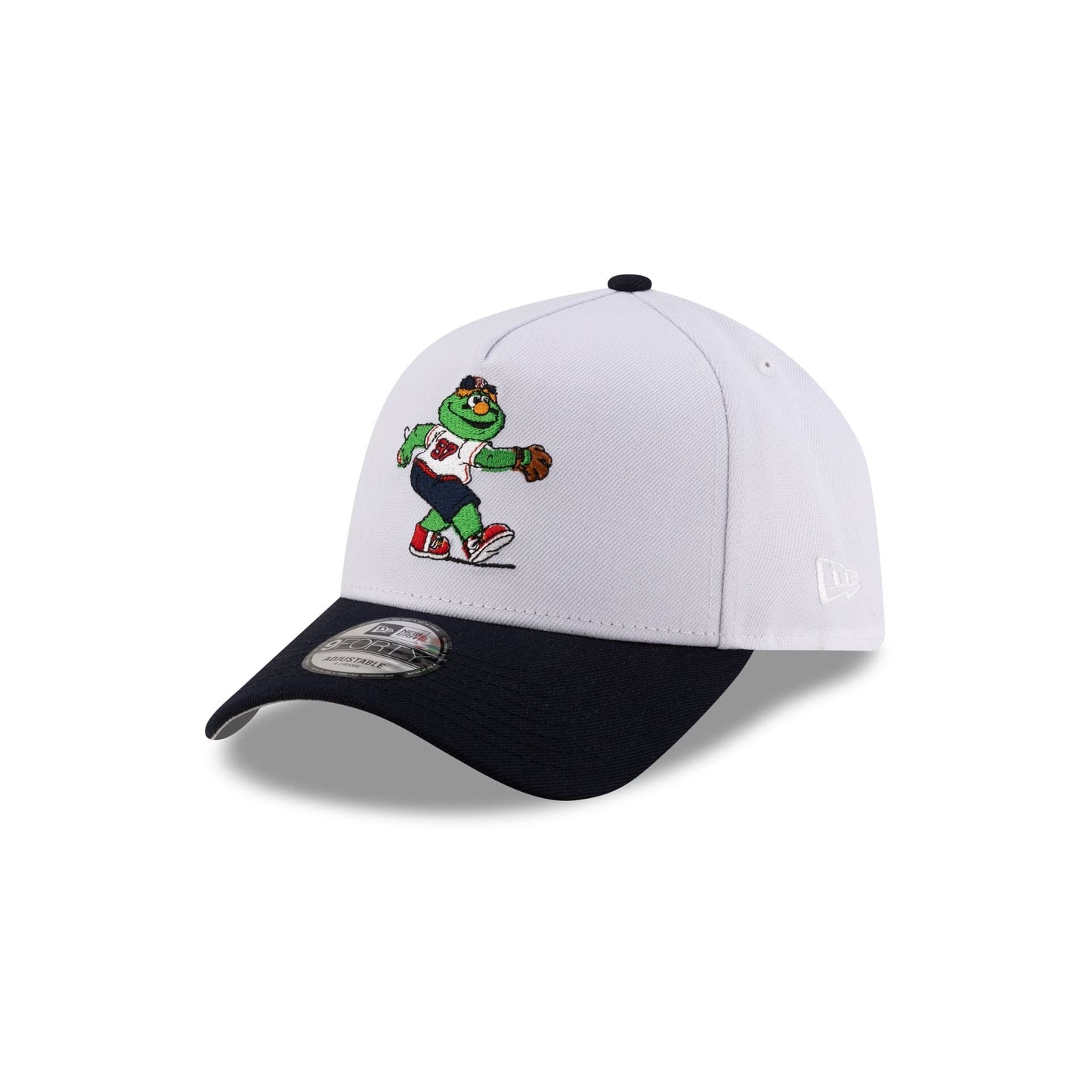 Boston Red Sox Mascot White 9FORTY A-Frame Snapback Hat
