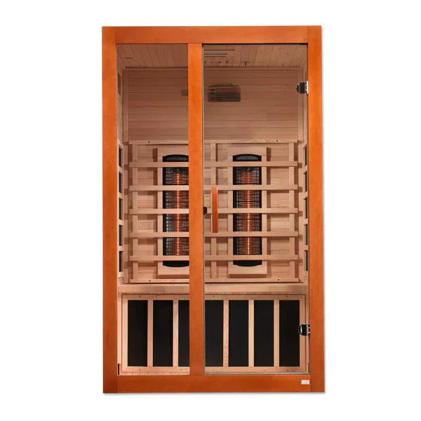 Dynamic Santiago Infrarotsauna für 2 Personen mit nahezu Null EMF