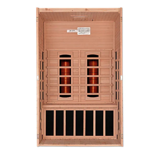 Dynamic Santiago Infrarotsauna für 2 Personen mit nahezu Null EMF