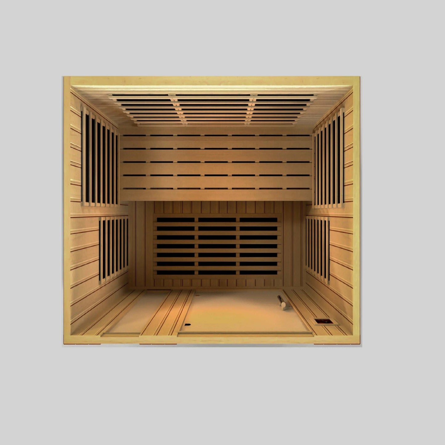 Dynamische Lugano Infrarotsauna für 3 Personen mit niedrigem EMF