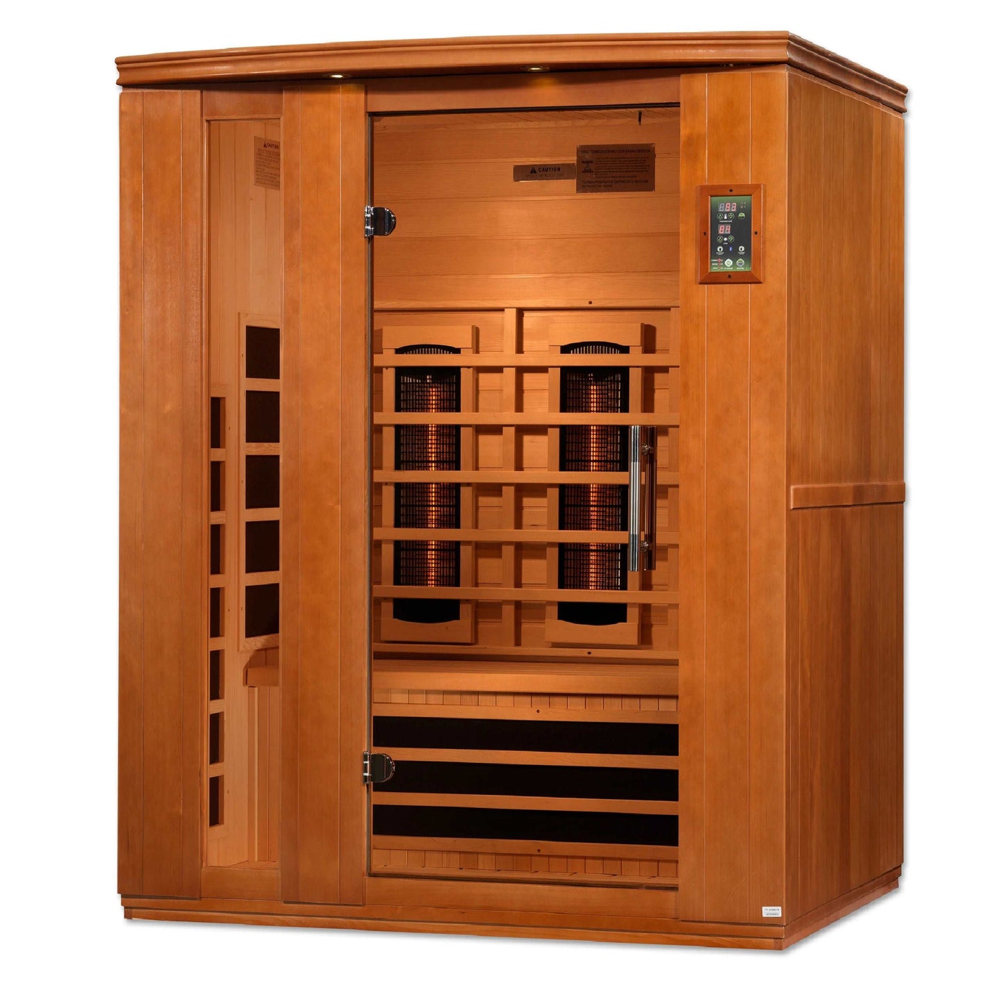 Dynamic Lugano Infrarotsauna für 3 Personen mit nahezu Null-Vollspektrum