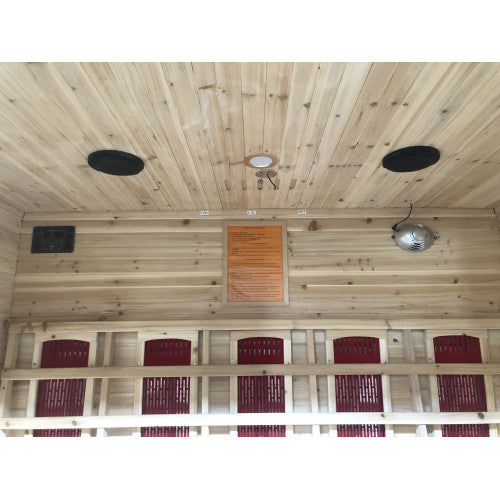SunRay Cayenne Infrarotsauna für den Außenbereich für 4 Personen