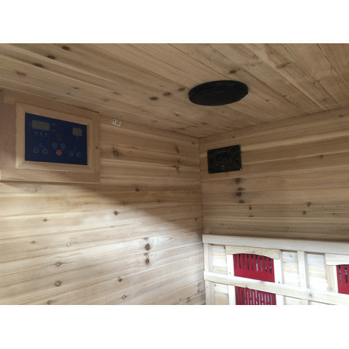 SunRay Cayenne Infrarotsauna für den Außenbereich für 4 Personen