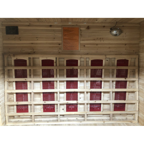 SunRay Cayenne Infrarotsauna für den Außenbereich für 4 Personen