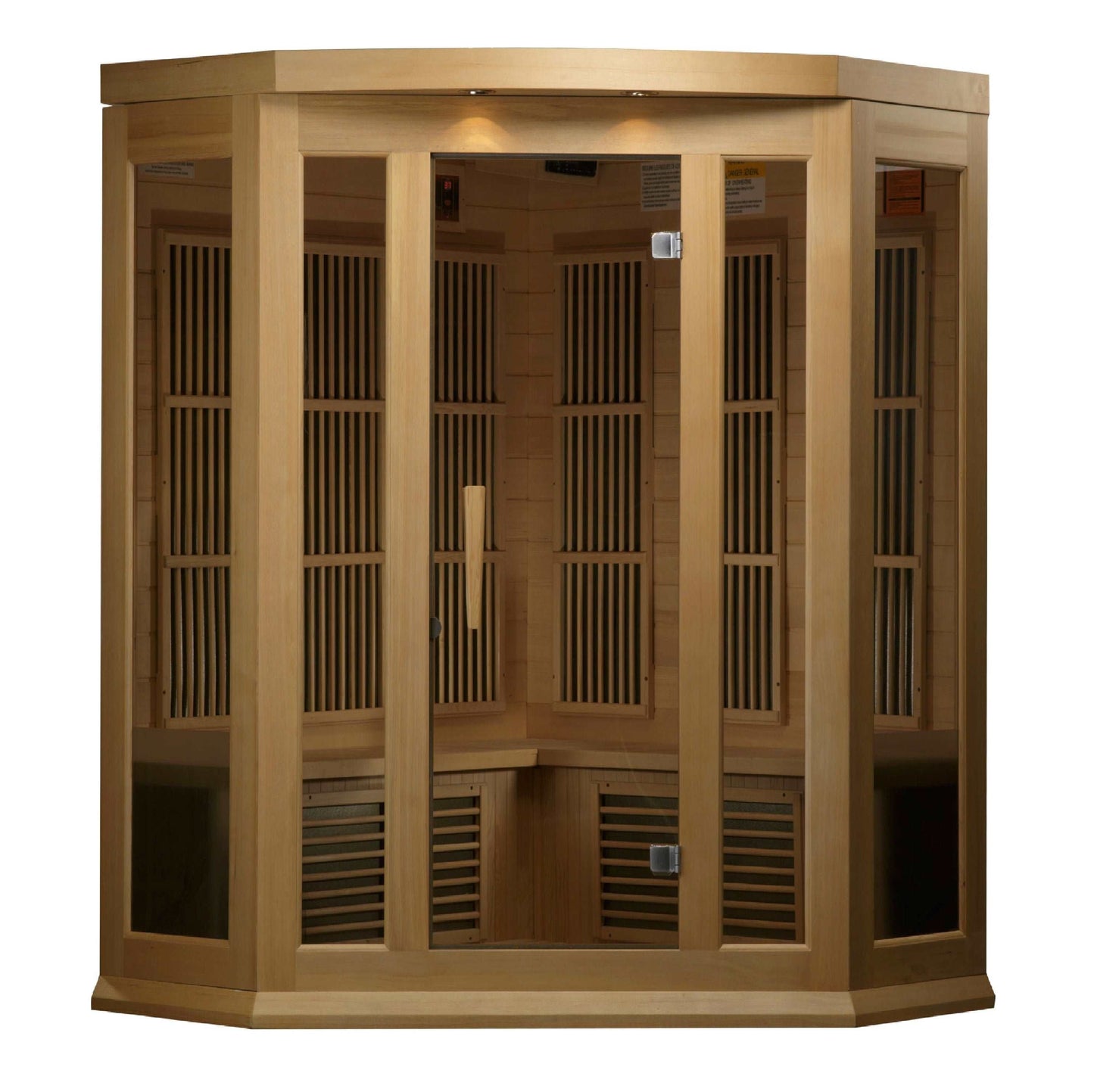 Maxxus 3-Personen-Ecksauna mit niedrigem EMF-Ferninfrarot