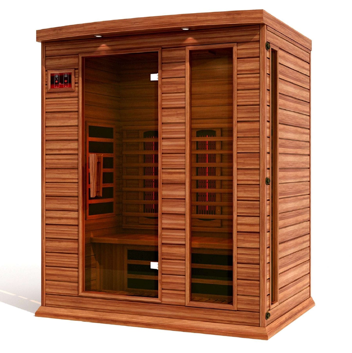 Maxxus Infrarotsauna mit nahezu Null EMF für 3 Personen