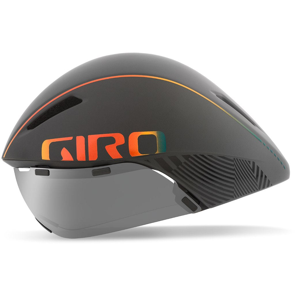 Aerohead MIPS Zeitfahrhelm matte grey firechrome Gr. S, L