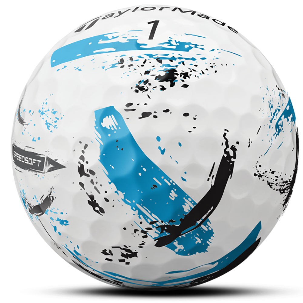 TaylorMade SpeedSoft Golfbälle – Tintenblau – 12er-Pack