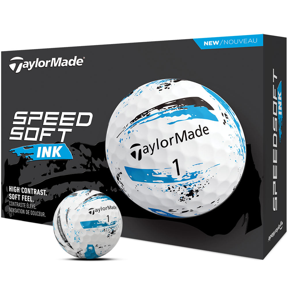 TaylorMade SpeedSoft Golfbälle – Tintenblau – 12er-Pack