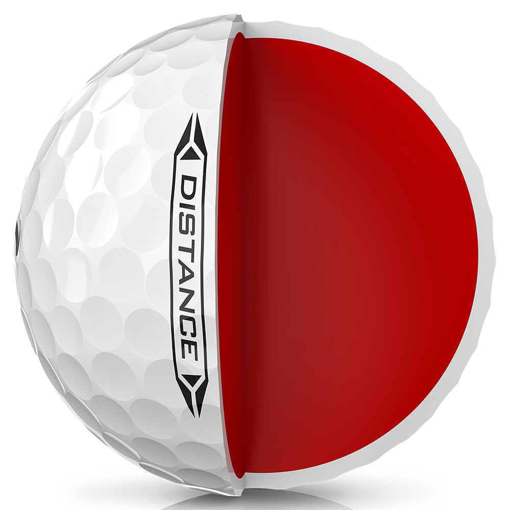 Srixon Distance Golfbälle – Weiß – 12er-Pack