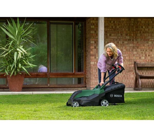 BOSCH AdvancedRotak 40-650 Corded Rotary Lawn Mower - Green & Black