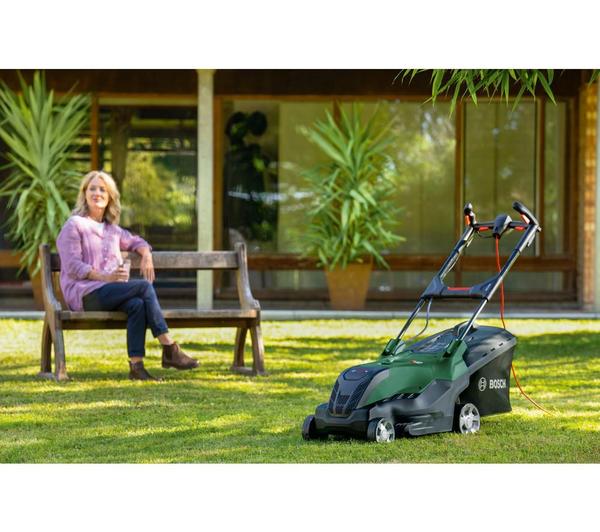 BOSCH AdvancedRotak 40-650 Corded Rotary Lawn Mower - Green & Black