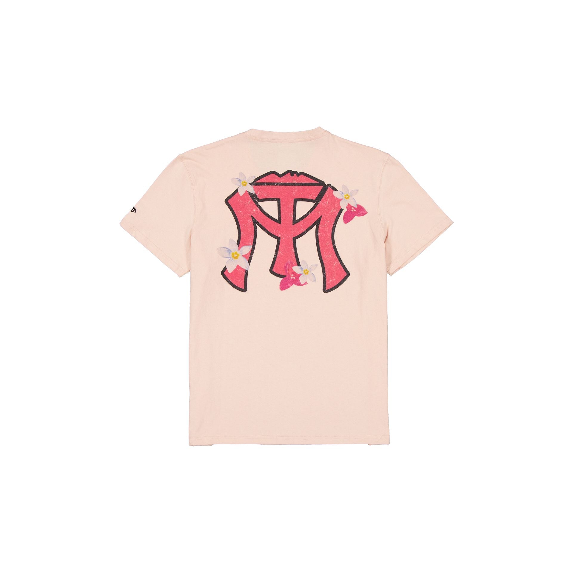 Sultanes de Monterrey Pale Pink Floral T-Shirt