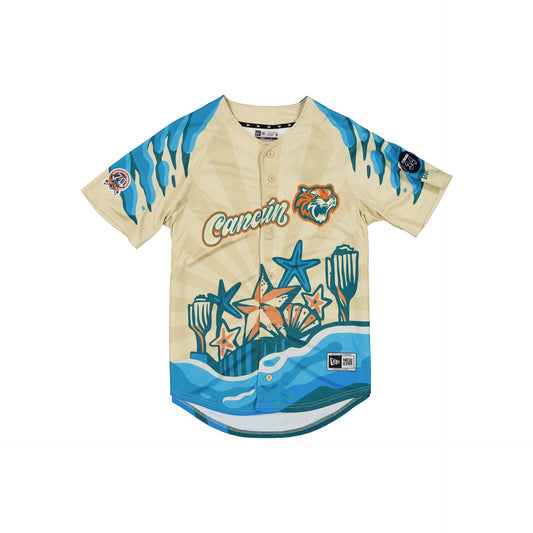 Tigres de Quintana Roo LMB 100th Anniversary Waves Alt Jersey
