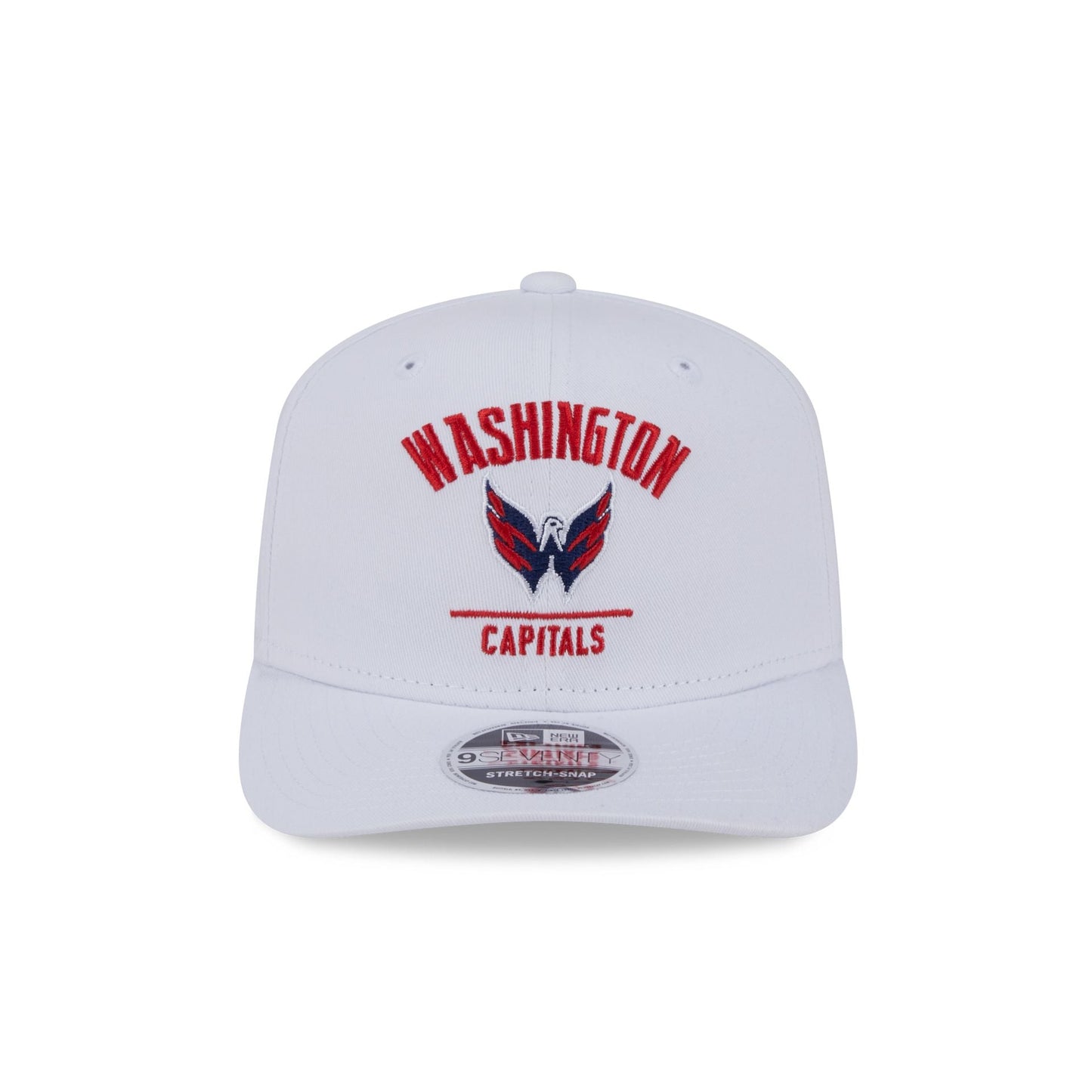 Washington Capitals Alex Ovechkin Goals Leader White 9SEVENTY Stretch-Snap Hat