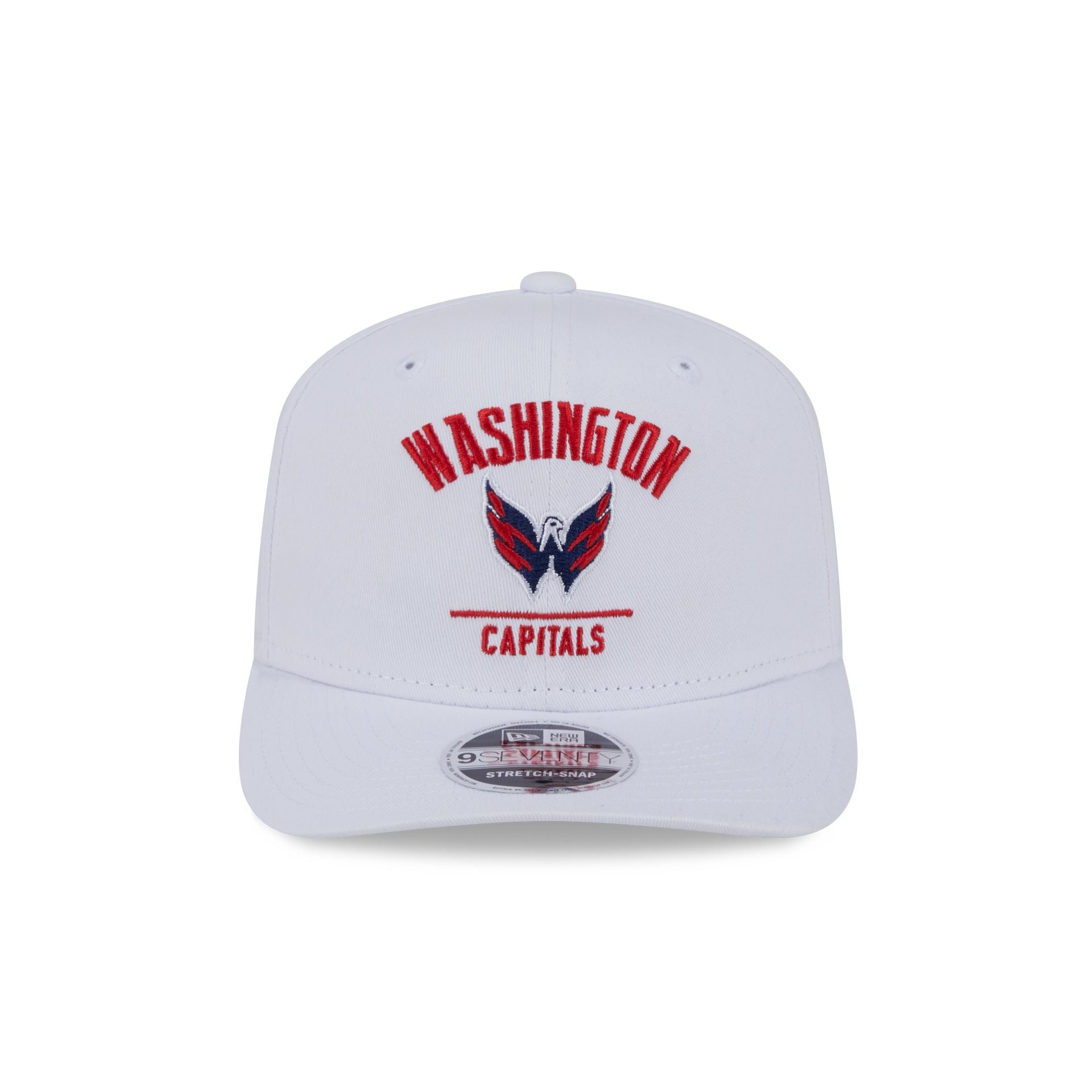 Washington Capitals Alex Ovechkin Goals Leader White 9SEVENTY Stretch-Snap Hat