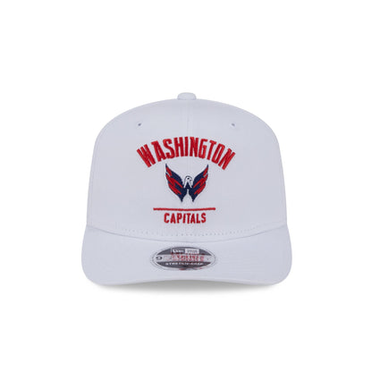 Washington Capitals Alex Ovechkin Goals Leader White 9SEVENTY Stretch-Snap Hat