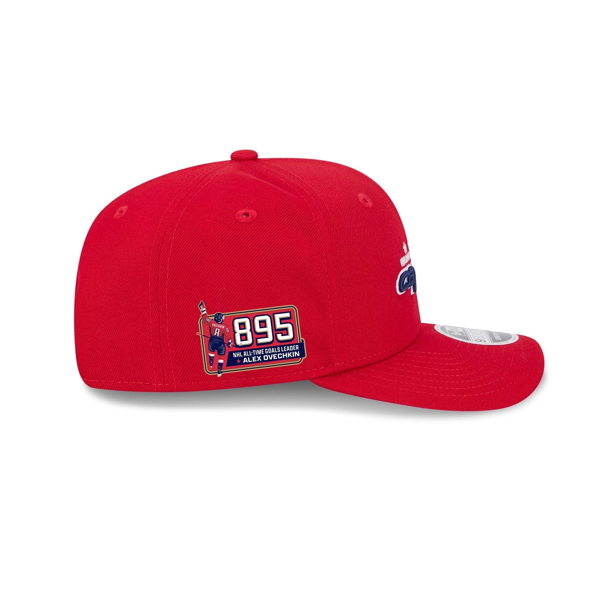 Washington Capitals Alex Ovechkin Goals Leader 9SEVENTY Stretch-Snap Hat