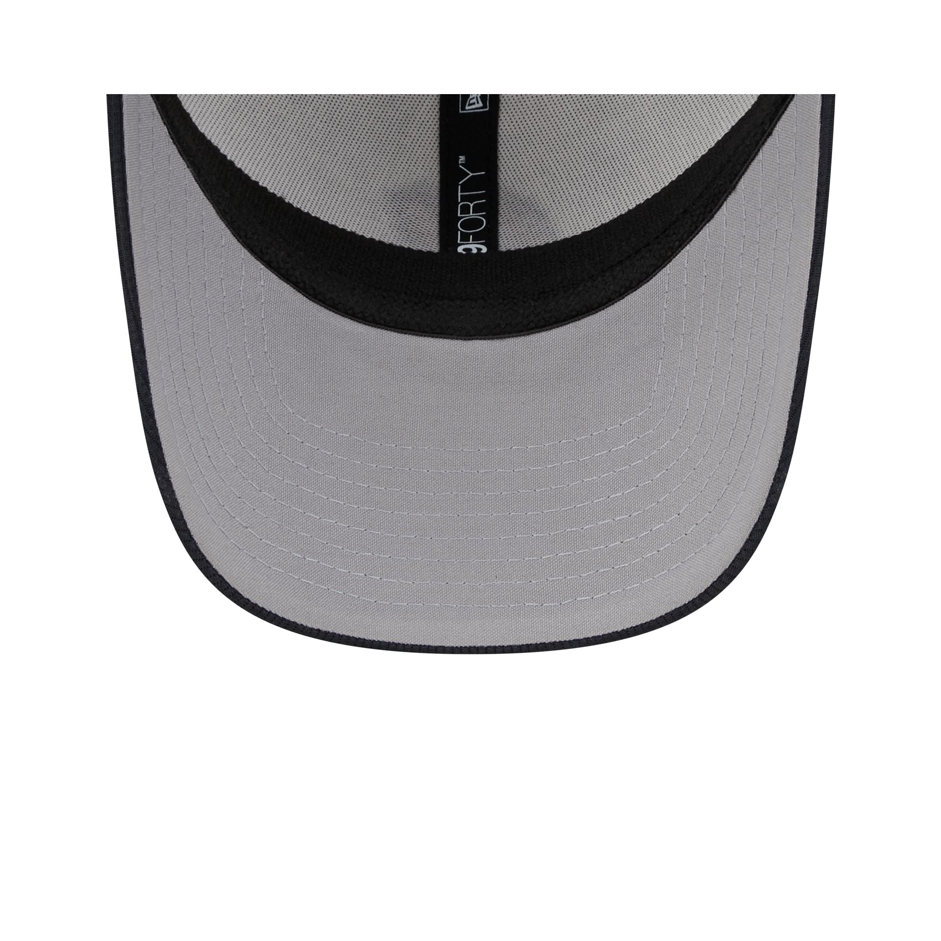 Atlanta Braves 2025 Batting Practice White 9FORTY Stretch-Snap Hat