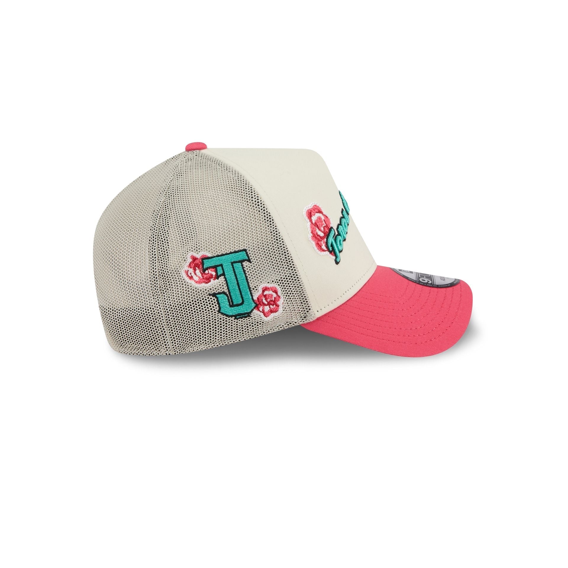 Toros de Tijuana Two-Tone Pink Rose 9FORTY A-Frame Snapback Hat
