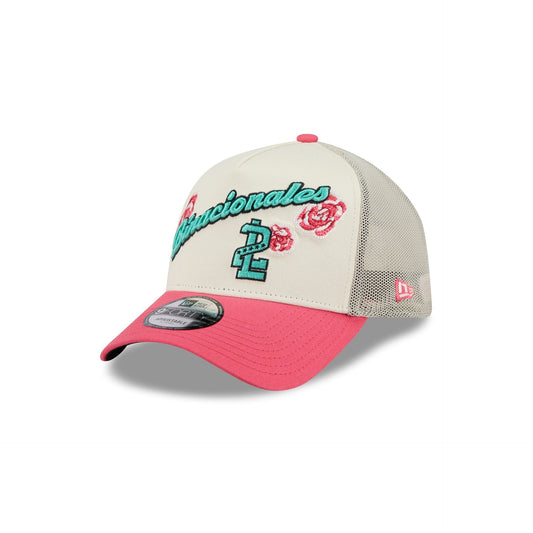 Tecolotes de los Dos Laredos Two-Tone Pink Rose 9FORTY A-Frame Snapback Hat