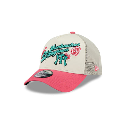 Sultanes de Monterrey Two-Tone Pink Rose 9FORTY A-Frame Snapback Hat
