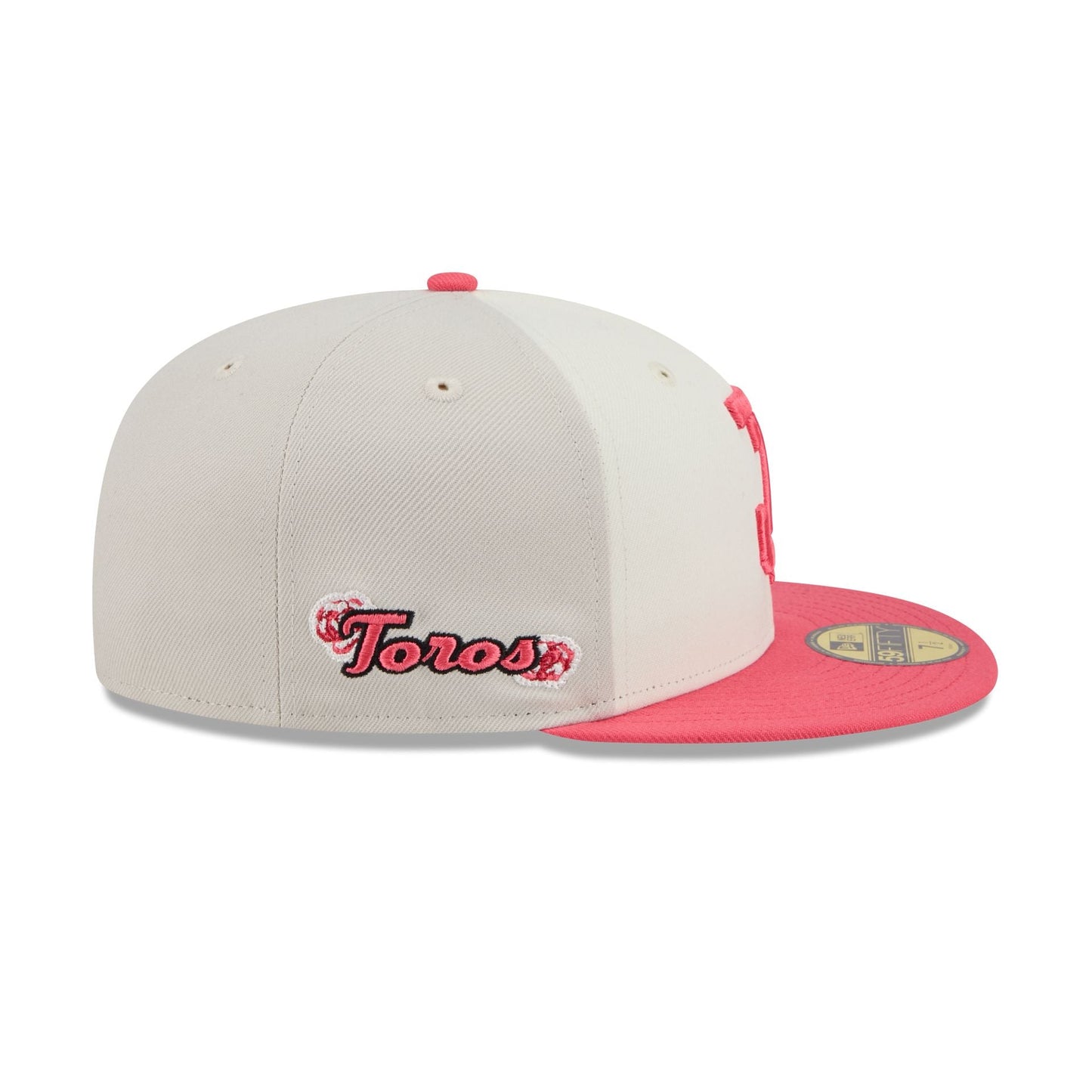 Toros de Tijuana Two-Tone Coral 59FIFTY Fitted Hat