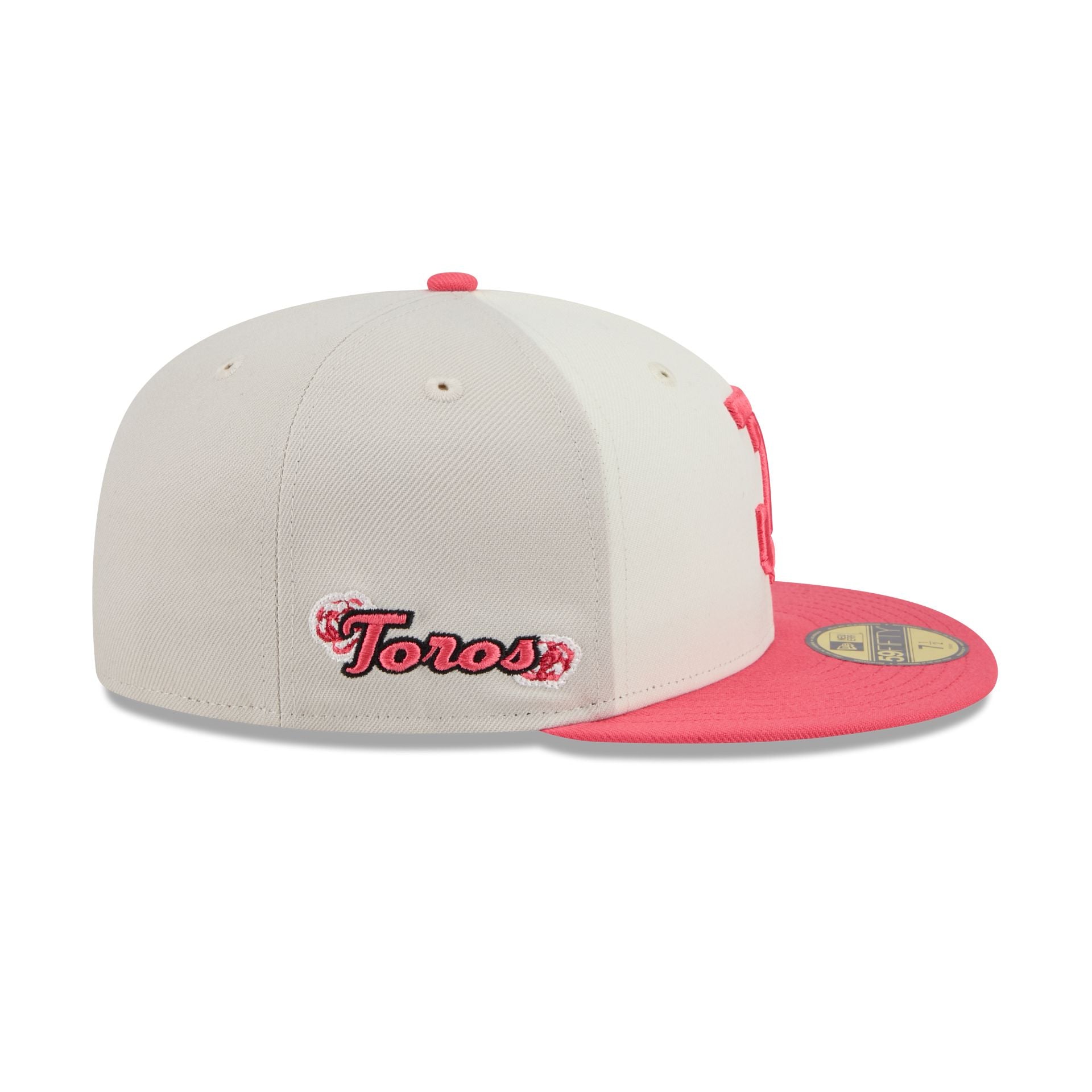Toros de Tijuana Two-Tone Coral 59FIFTY Fitted Hat