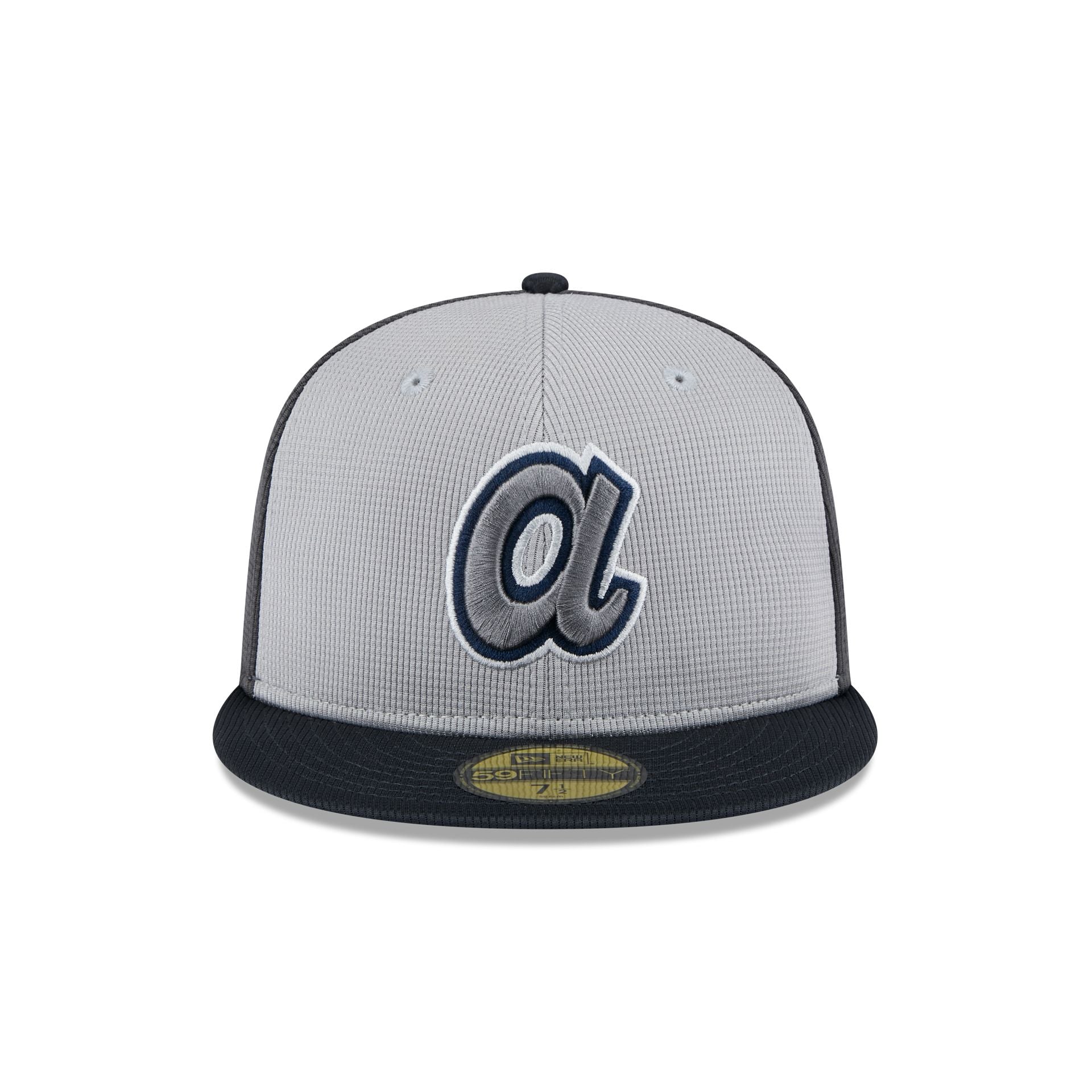 Atlanta Braves 2025 Batting Practice Gray 59FIFTY Fitted Hat