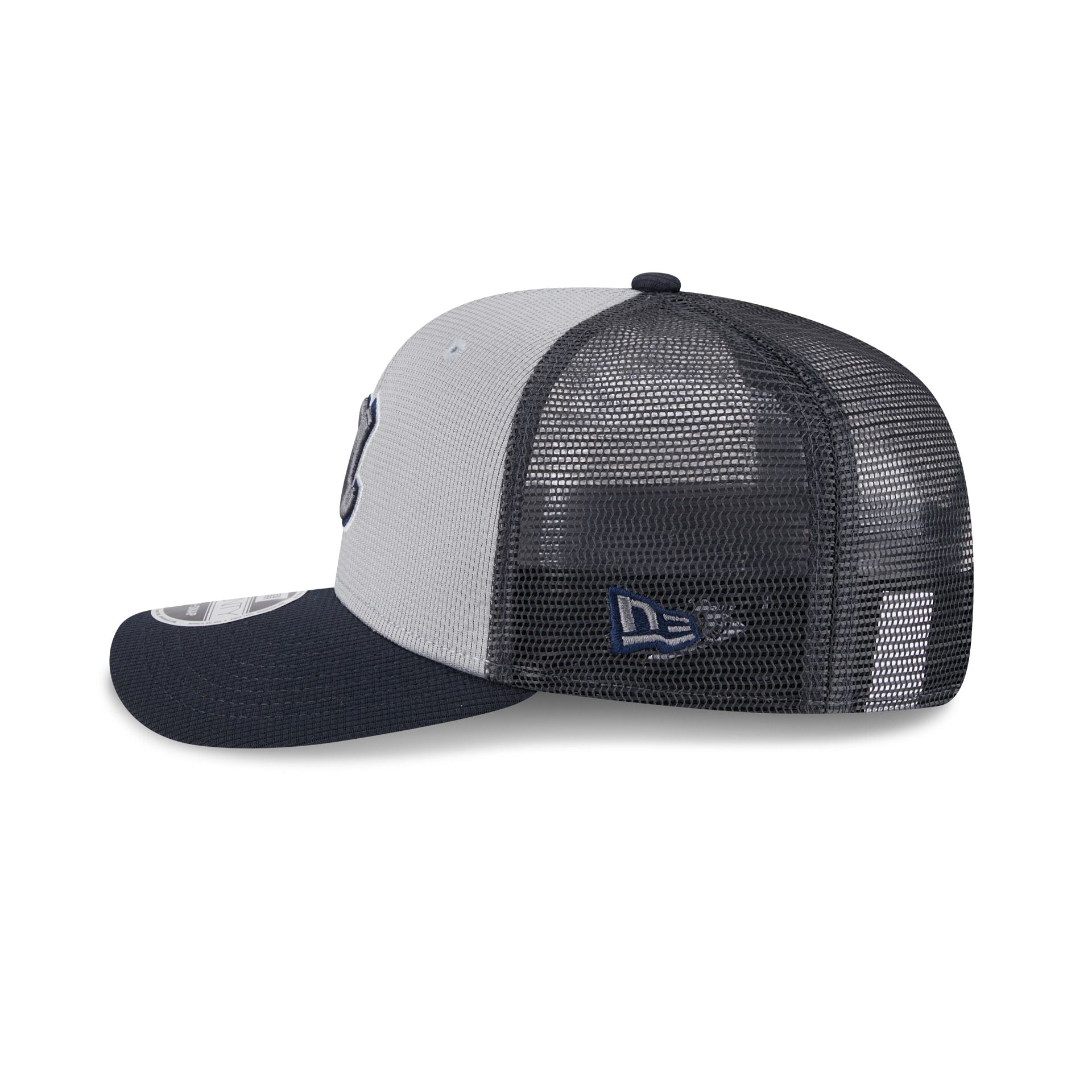 Atlanta Braves 2025 Batting Practice Gray 9SEVENTY Trucker Hat