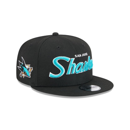 San Jose Sharks Script 9FIFTY Snapback Hat